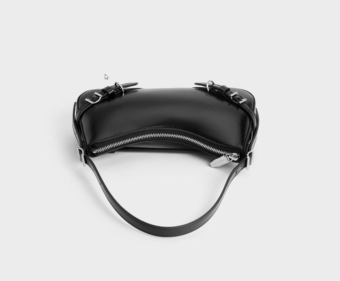 Charles & Ke*th - Sloane Shoulder Bag -  Black (AD-SEP)
