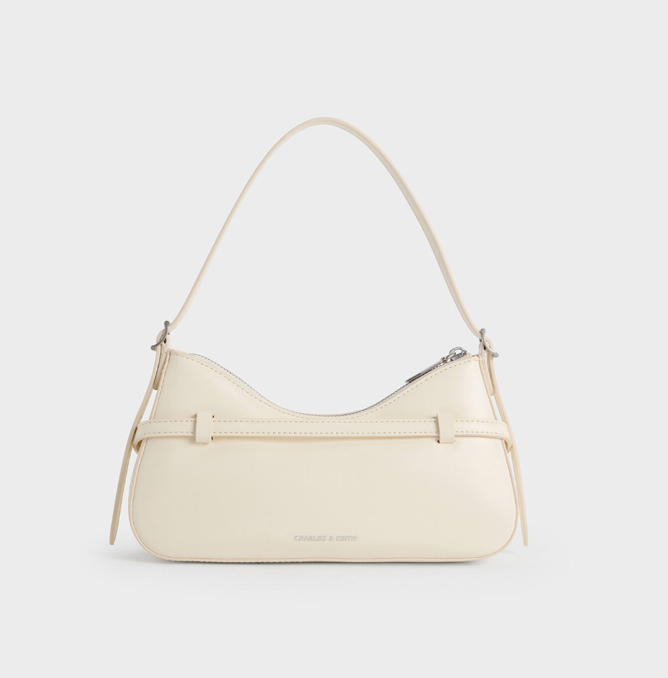 Charles & Ke*th - Sloane Shoulder Bag -  Cream (AD-SEP)