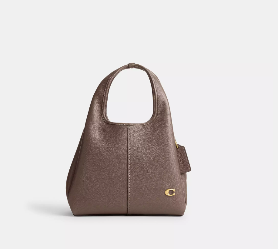 C*ACH - L*na Shoulder Bag 23 - Brass/Dark Stone (AD-NOV-P)