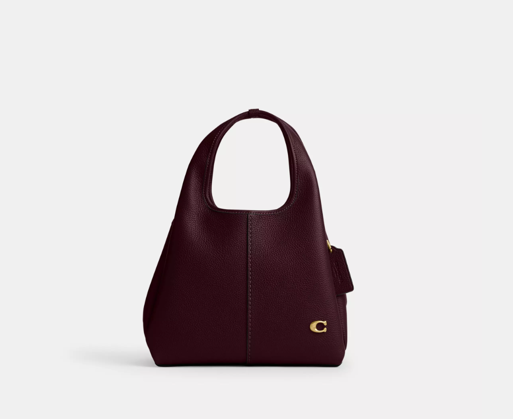 C*ACH - L*na Shoulder Bag 23 - Brass/Merlot (AD-NOV-P)