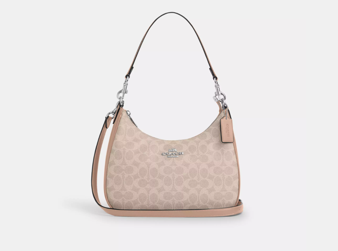 C*ACH - T*ri H*bo Bag - Signature - Sand/Taupe (AD-NOV-S)
