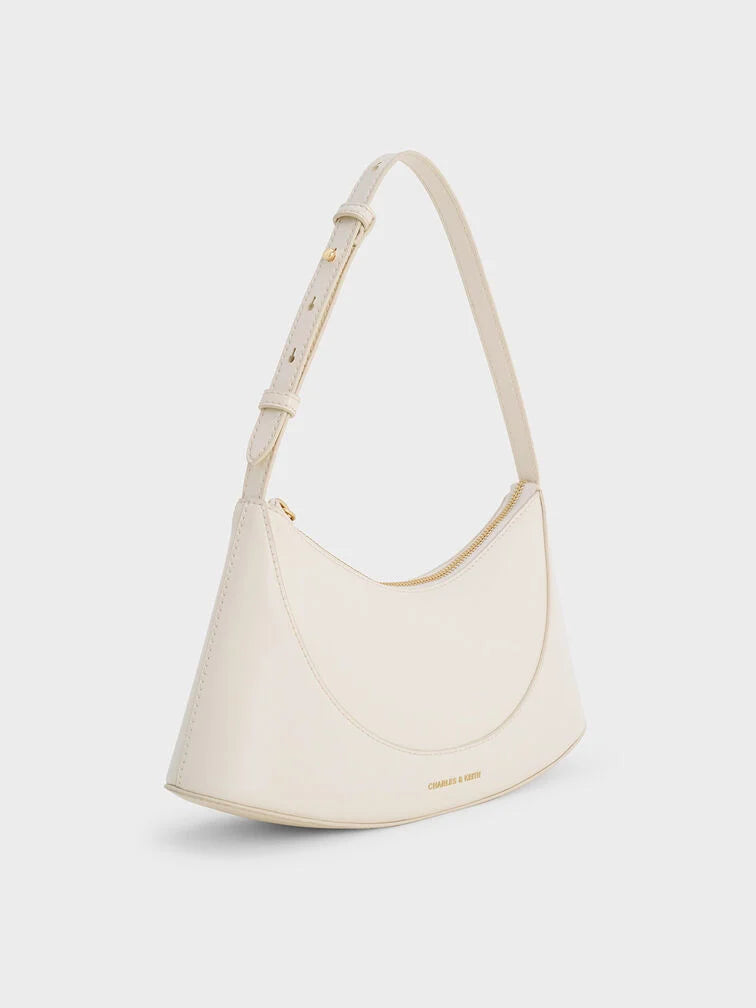 Charles & Ke*th - Sigrid Shoulder Bag - Cream (AD-July)