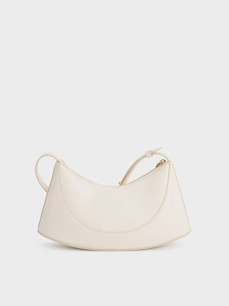 Charles & Ke*th - Sigrid Shoulder Bag - Cream (AD-July)