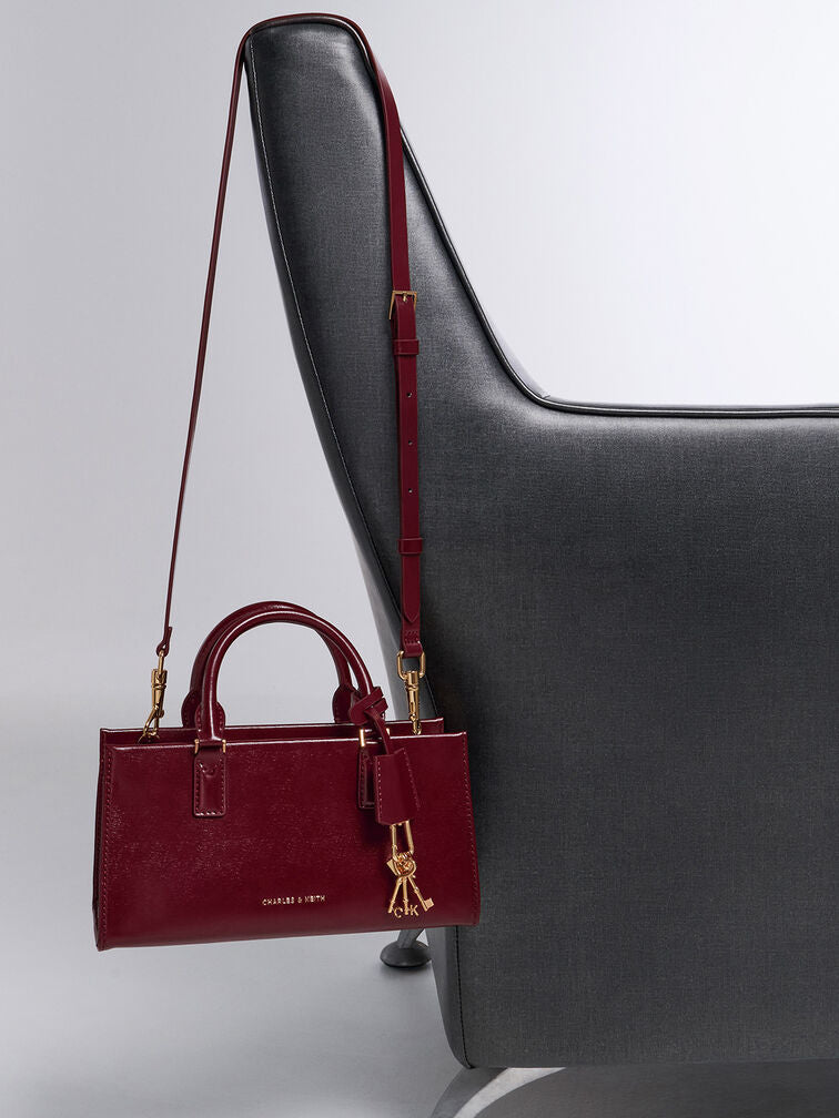 Charles & Ke*th - Mini Kerry Tote Bag - Mulberry Plum (AD-Sep)