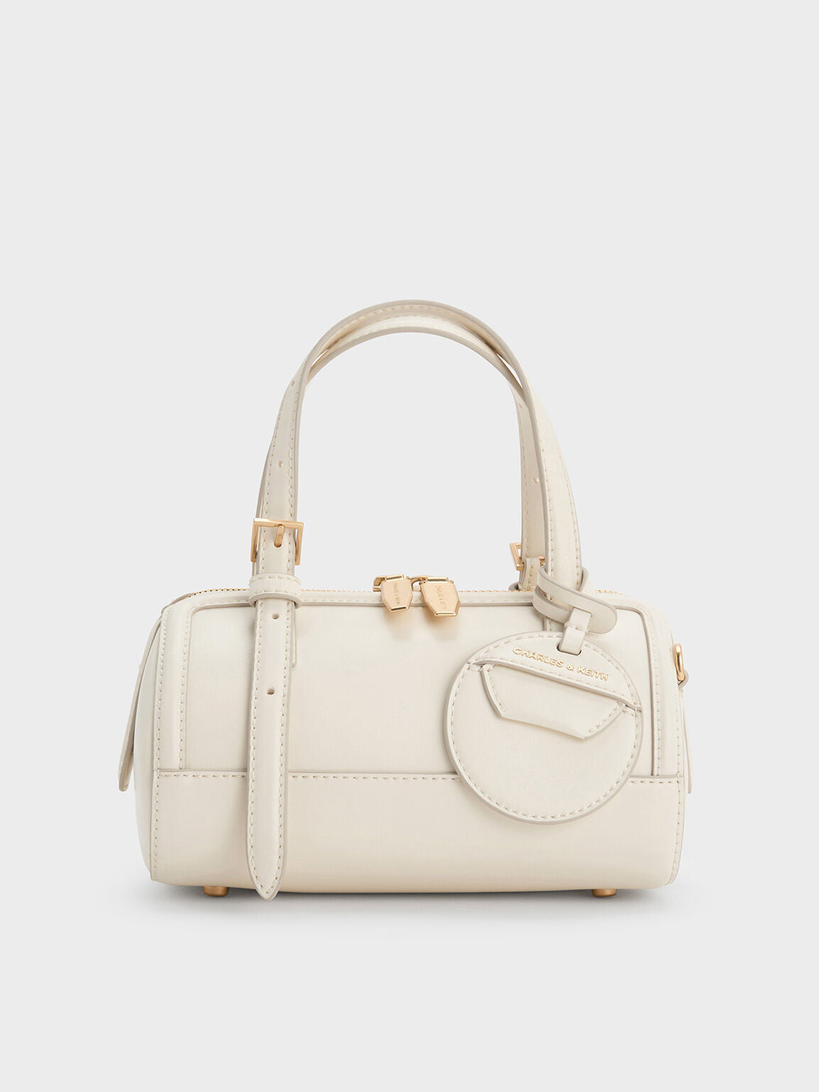 Charles & Ke*th -Enola Bowling Bag - Cream (AD-May)