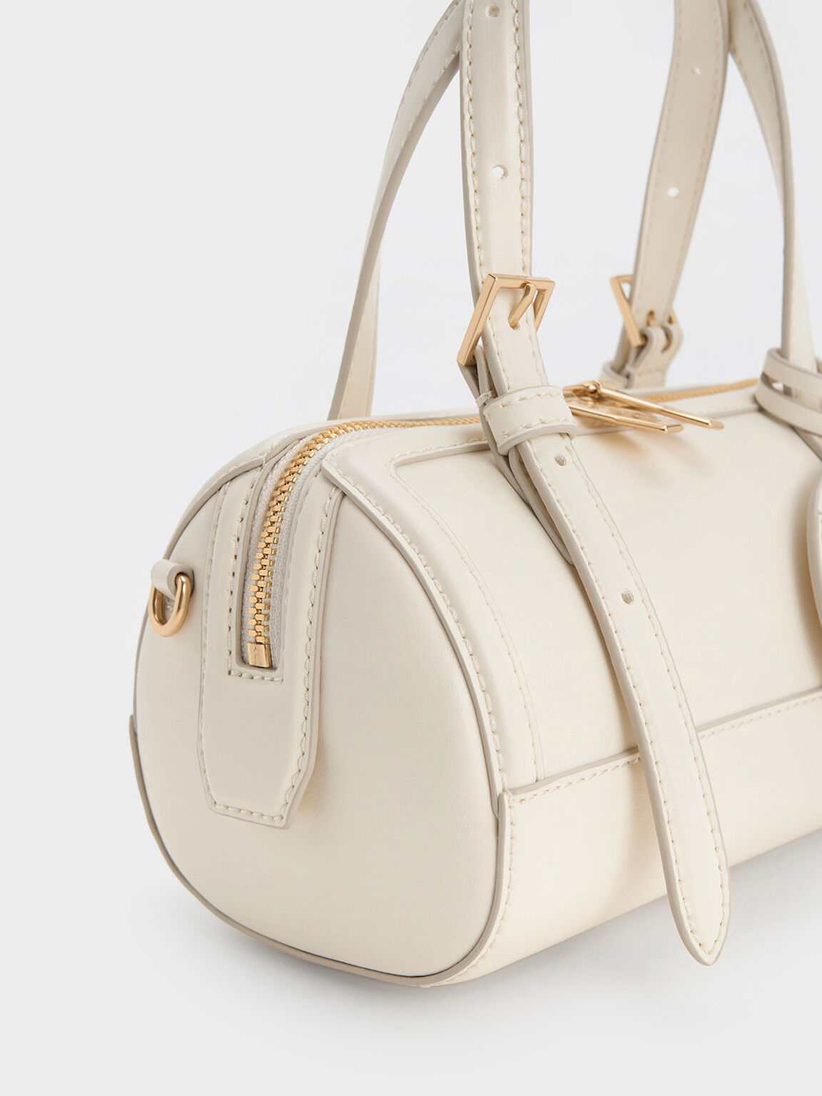 Charles & Ke*th -Enola Bowling Bag - Cream (AD-May)
