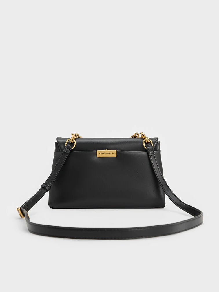 Charles & Ke*th - Kerry Chain-Handle Crossbody Bag - Black (AD-SEP)