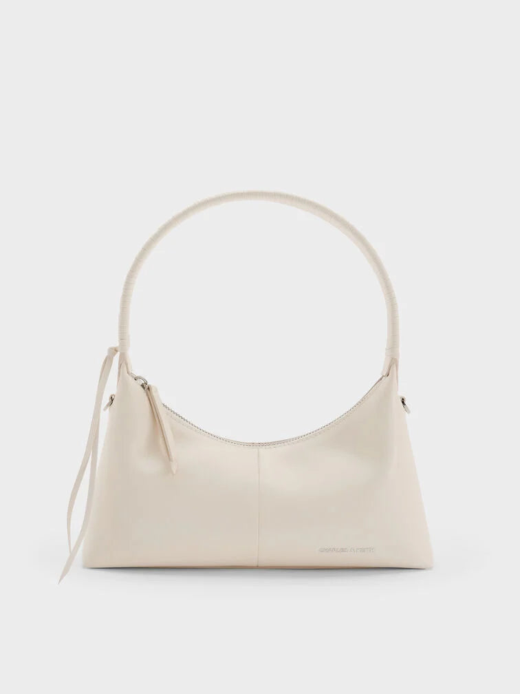 Charles & Ke*th - Simone Shoulder Bag - Cream (AD-SEP)