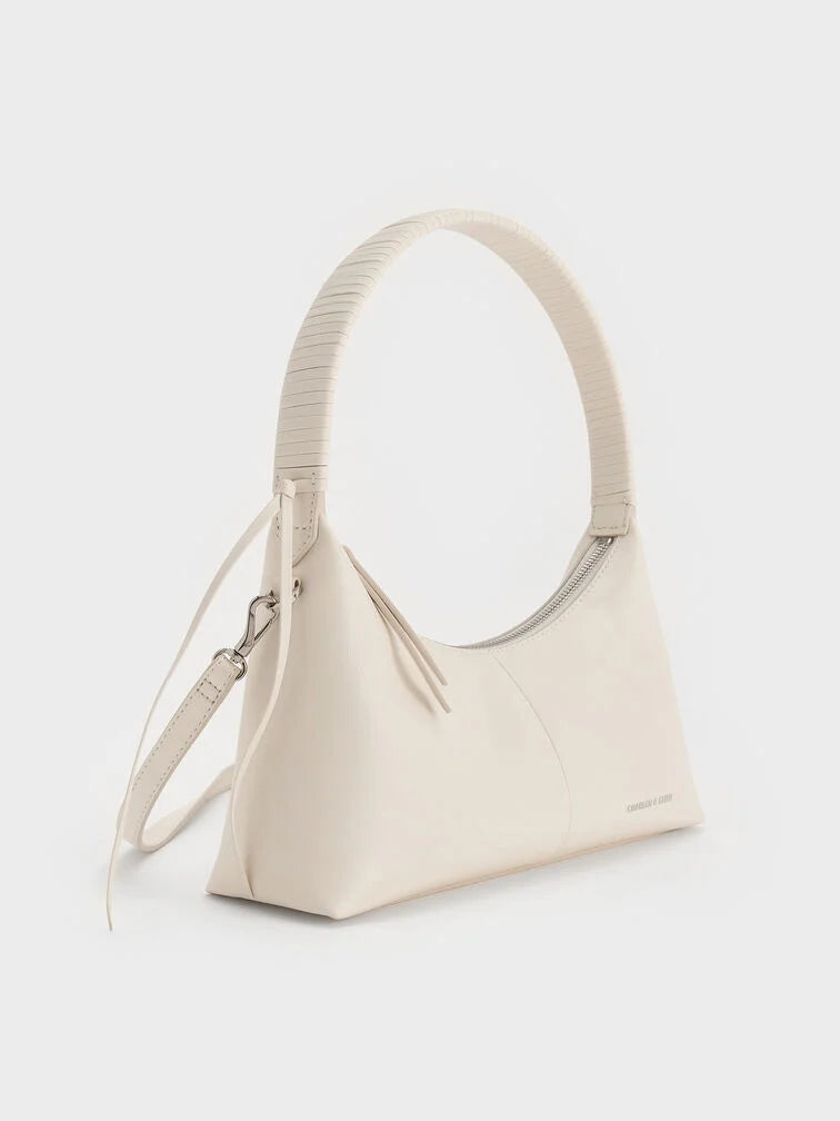 Charles & Ke*th - Simone Shoulder Bag - Cream (AD-SEP)