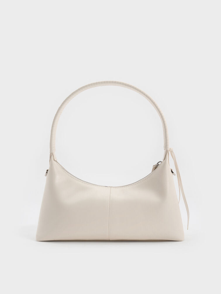 Charles & Ke*th - Simone Shoulder Bag - Cream (AD-SEP)
