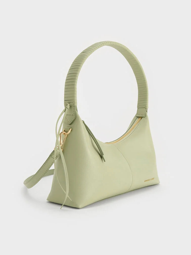Charles & Ke*th - Simone Shoulder Bag - Matcha Green (AD-SEP)