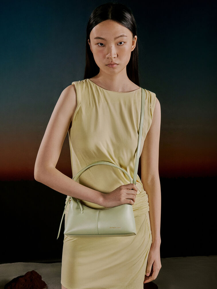 Charles & Ke*th - Simone Shoulder Bag - Matcha Green (AD-SEP)