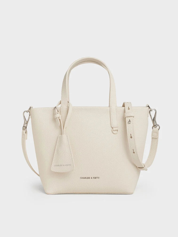 Charles & Ke*th - Mini Beryl Tote Bag -  Cream (AD-SEP)