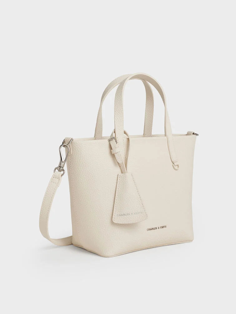 Charles & Ke*th - Mini Beryl Tote Bag -  Cream (AD-SEP)