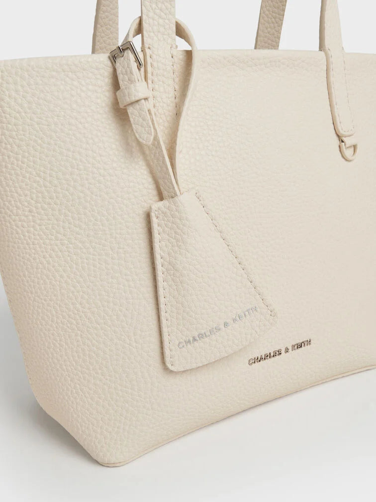 Charles & Ke*th - Mini Beryl Tote Bag -  Cream (AD-SEP)