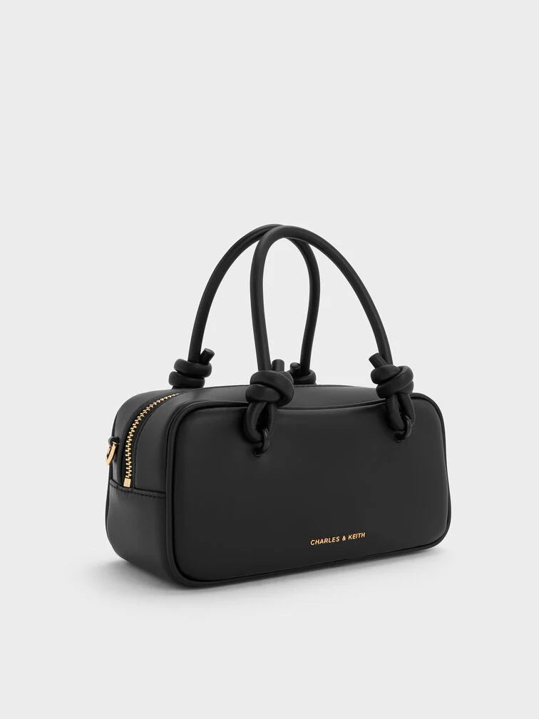 Charles & Ke*th - Sammie Knotted-Handle Elongated Bag - Black (AD-SEP)