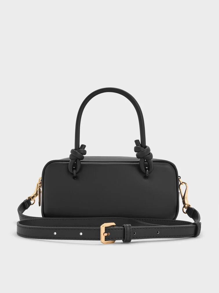 Charles & Ke*th - Sammie Knotted-Handle Elongated Bag - Black (AD-SEP)