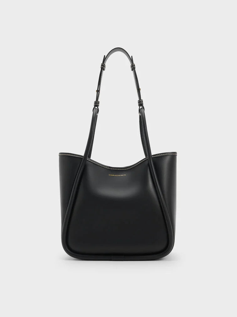 Charles & Ke*th -  Mini Lyla Tubular Tote Bag - Black (AD-SEP)