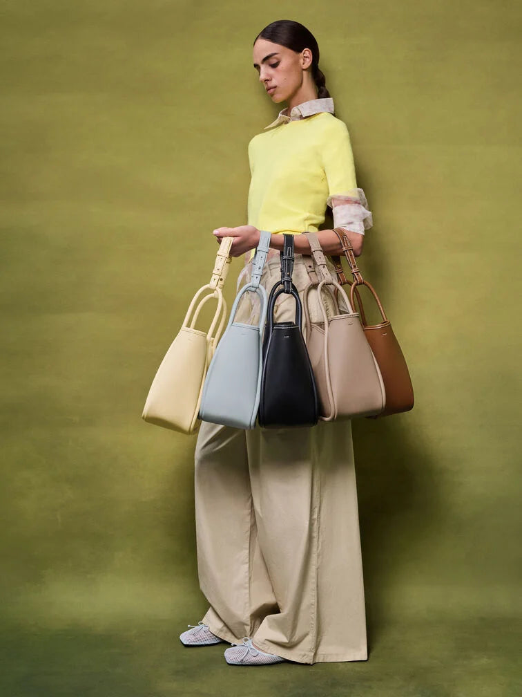 Charles & Ke*th -  Mini Lyla Tubular Tote Bag - Taupe (AD-Sep)