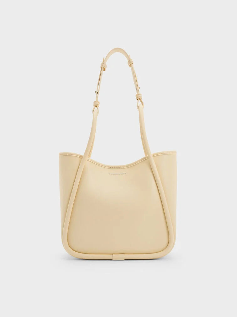 Charles & Ke*th -  Mini Lyla Tubular Tote Bag - Butter Yellow (AD-July)