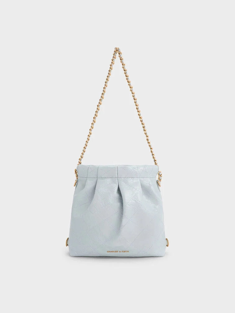 Charles & Ke*th - Duo Chain-Handle Two-Way Backpack - Sea Salt Blue (AD-NOV-LT)