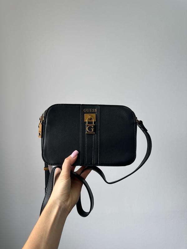 Gues* - padlock crossbody bag - Black (AD-August)