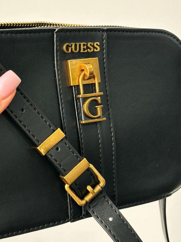 Gues* - padlock crossbody bag - Black (AD-August)