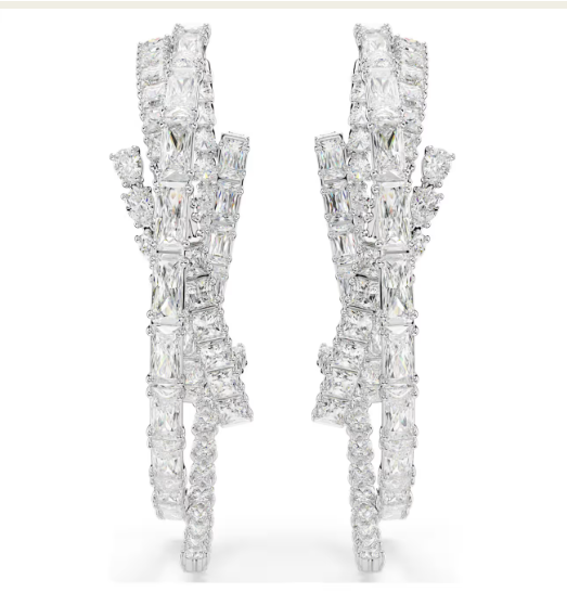 Swar*vski - Mixed cuts, White, Rhodium plated- 5727098