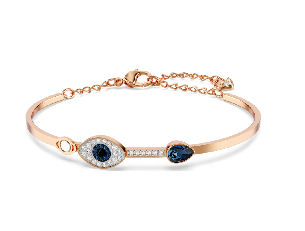 Swar*vski - Symbolica bangle Evil eye, Blue, Mixed metal finish - 5171991 (AD-SW-OCT)