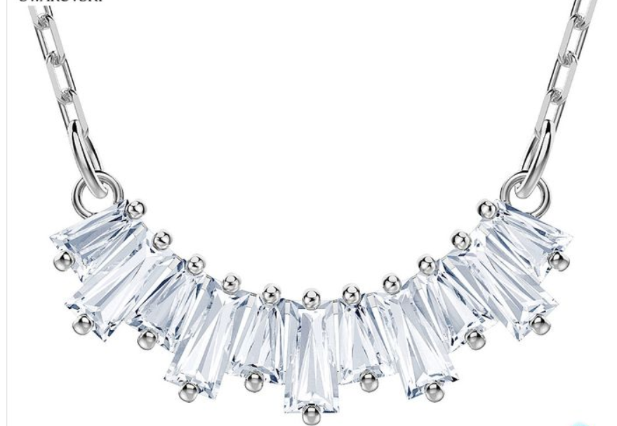 Swar*vski - Sunshine Necklace, White, Rhodium plating - 5472490 (AD-SW-OCT)