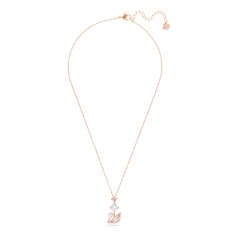 Swar*vski - DAZZLING SWAN Y NECKLACE, SWAN, PINK, ROSE GOLD-TONE PLATED - 5473024 (AD-SW-OCT)