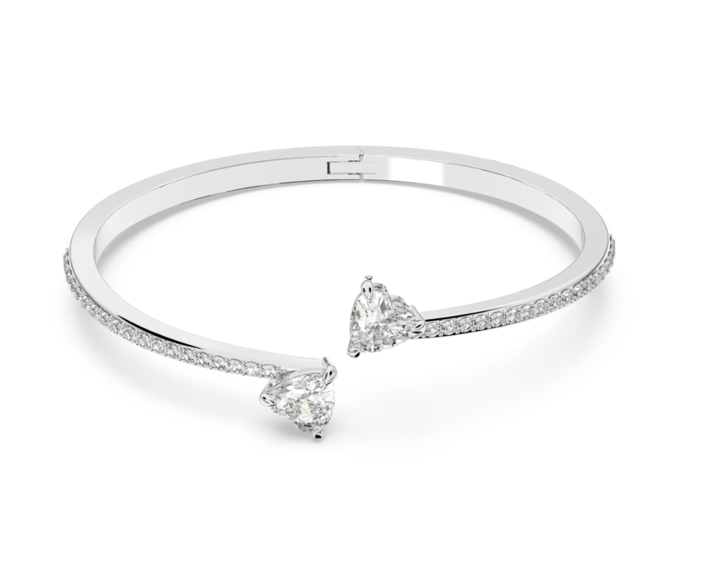 Swar*vski - Mesmera bangle Heart, White, Rhodium plated - 5518814 (AD-SW-OCT)