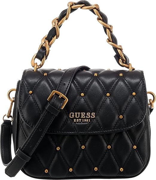 Gues* -  Triana Flap Shoulder Bag - Black (AD-SEP)