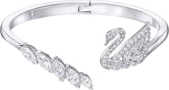 Swar*vski - Swan Lake Rhodium Bangle - 5258396