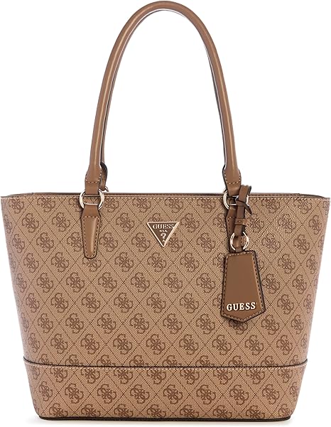 Gues* - Sarai Logo Top Zip Tote - Brown (AD-DEC-ANW-LH-SA)