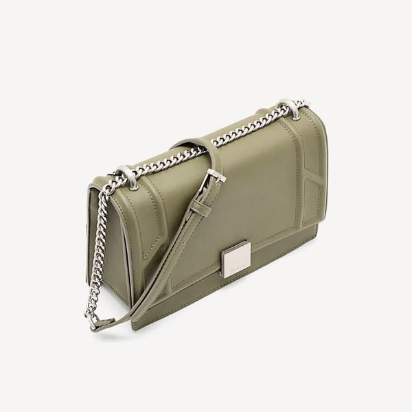 PE*RO - Front Flap chain shoulder bag (MINOR DEFECT) - Olive (NB)  14 AUGUST SALE