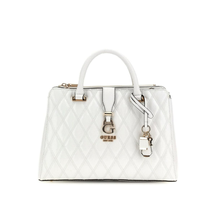 Gues* - Adi Society Satchel Bag - White (AD-MAY26-GSPT)
