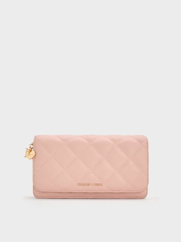 Charles & Ke*th - Arrietty Quilted Wallet On Chain - Light Pink (AD-MAY26-JF)