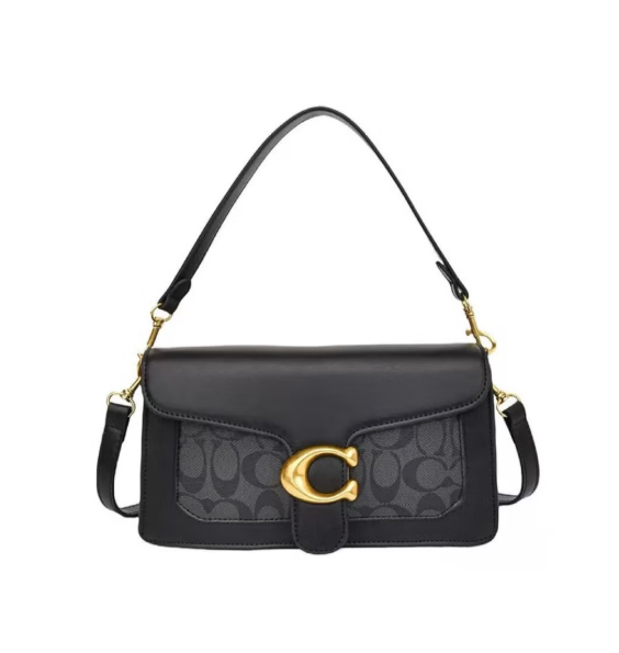 C*ACH - T*bby Shoulder Bag In Black/Dark Gray (AD-Sep)