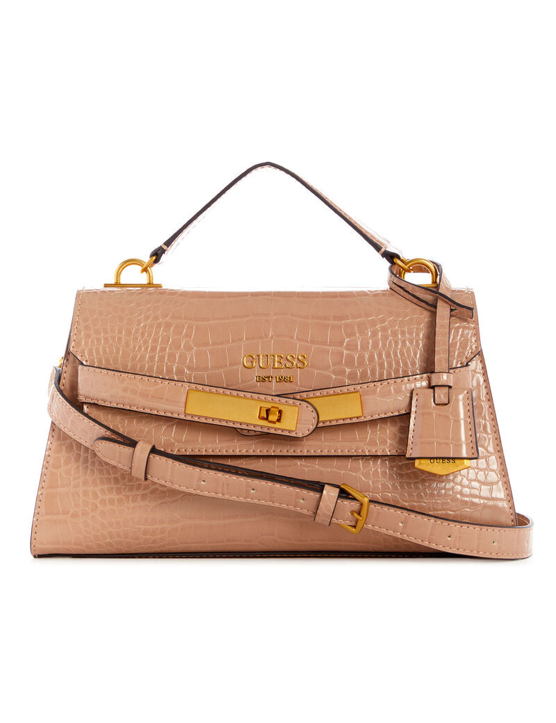 Gues* - Enisa Top Handle Flap - Brown (AD-August)