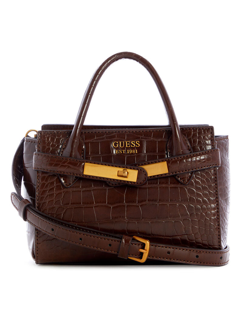 Gues* - Enisa Satchel Bag - Dark Maroon (AD-August)