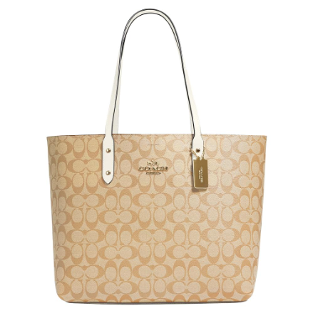 C*ACH - City tote Bag - Signature Chalk (AD-JAN26-A1)