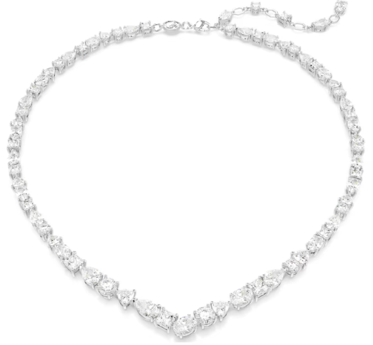 Swar*vski - Mixed cuts, White, Rhodium plated-55665242 (2026 PACKAGING)