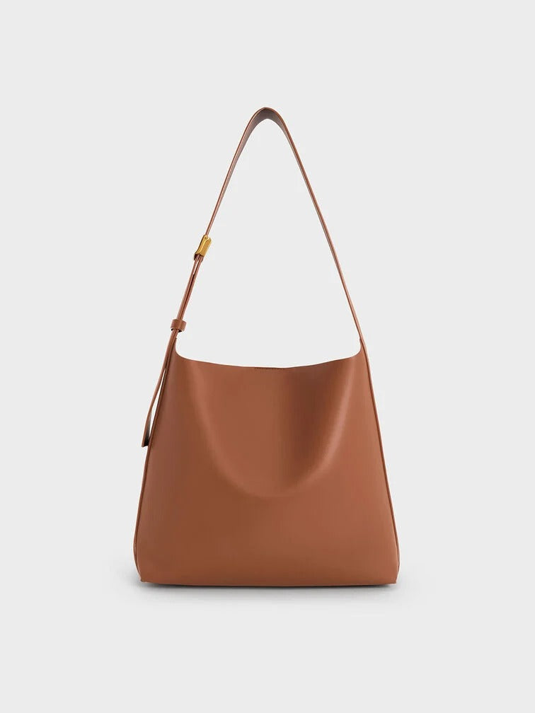 Charles & Ke*th - Edna Tote Bag - Chocolate (AD-MAY26-JF