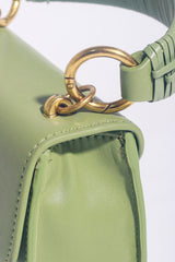 Green Metallic Lock - Crossbody Bag - SALE!