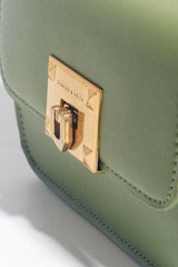 Green Metallic Lock - Crossbody Bag - SALE!