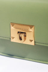 Green Metallic Lock - Crossbody Bag - SALE!