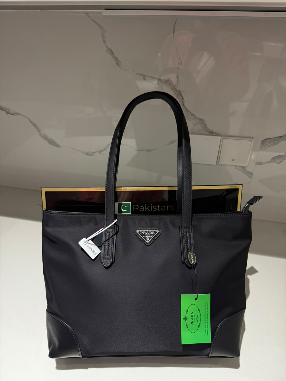 Prad* - Beauty Premium Gift Tote Bag Set - Black (AD-JUL26-IRF)