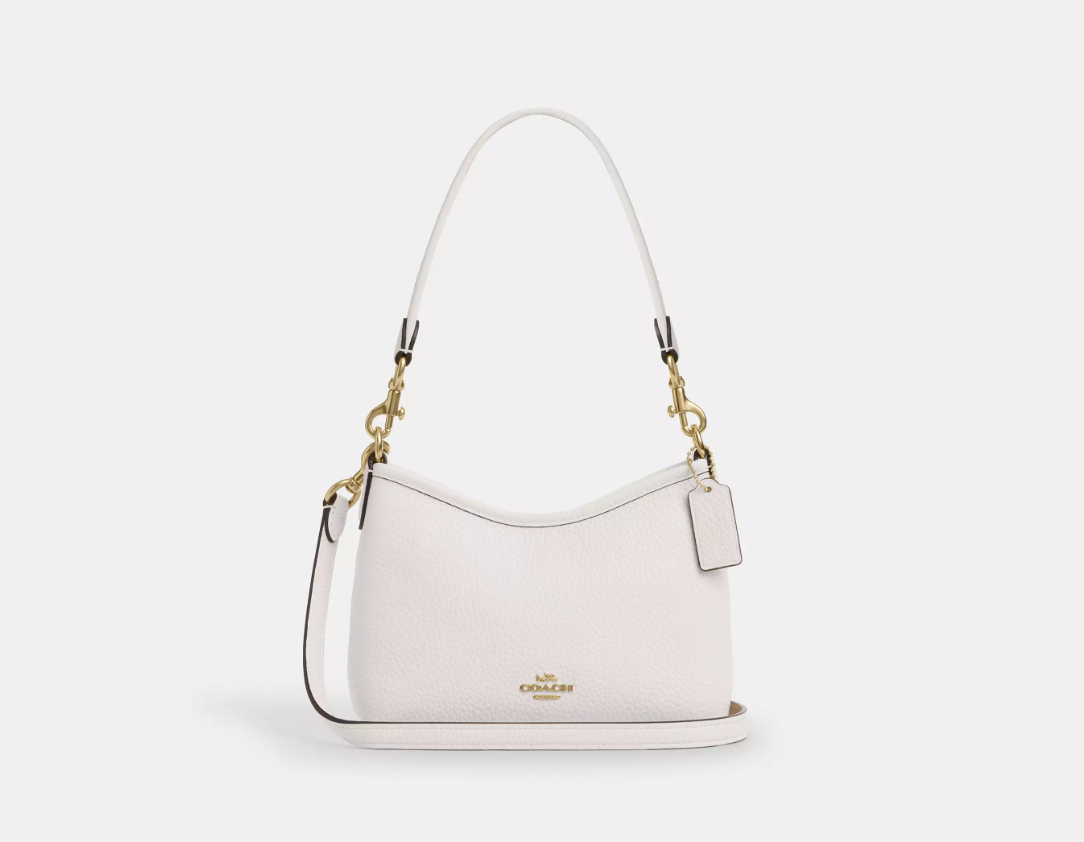 C*ACH - Laur*l Small Shoulder Bag - Chalk (AD-JAN26-A1)