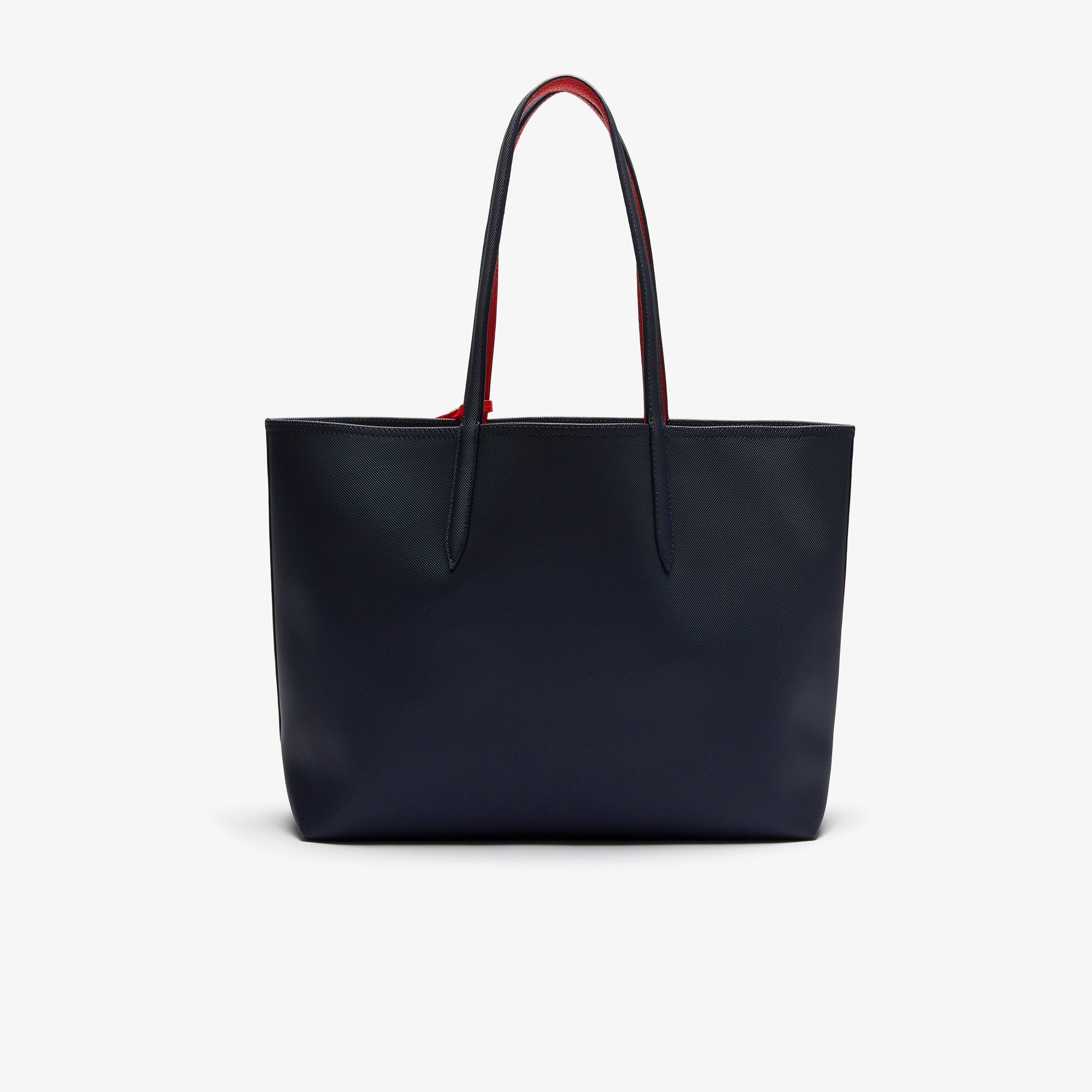 Lacost* - Anna Reversible Tote with Pouch - Navy/Red (AD-August)
